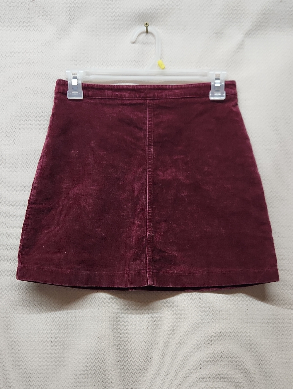 Forever 21 Burgundy Corduroy Mini Skirt